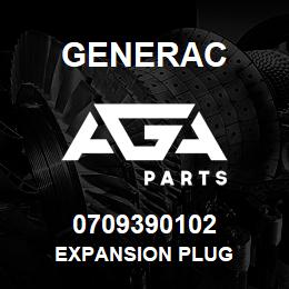 0709390102 Generac EXPANSION PLUG | AGA Parts