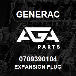 0709390104 Generac EXPANSION PLUG | AGA Parts