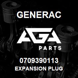 0709390113 Generac EXPANSION PLUG | AGA Parts