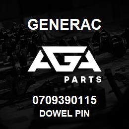 0709390115 Generac DOWEL PIN | AGA Parts