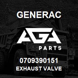 0709390151 Generac EXHAUST VALVE | AGA Parts