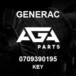 0709390195 Generac KEY | AGA Parts