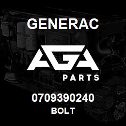0709390240 Generac BOLT | AGA Parts
