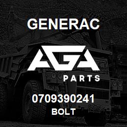 0709390241 Generac BOLT | AGA Parts