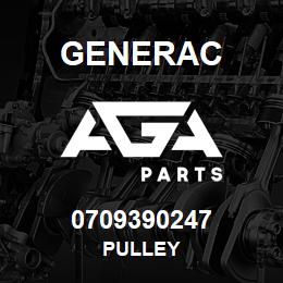 0709390247 Generac PULLEY | AGA Parts