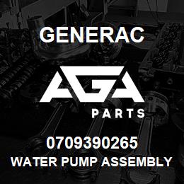 0709390265 Generac WATER PUMP ASSEMBLY | AGA Parts