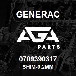 0709390317 Generac SHIM-0.2MM | AGA Parts