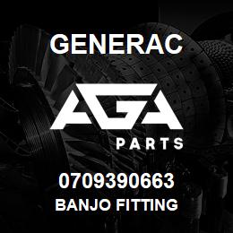 0709390663 Generac BANJO FITTING | AGA Parts