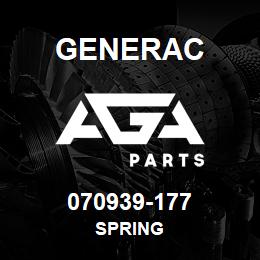 070939-177 Generac SPRING | AGA Parts