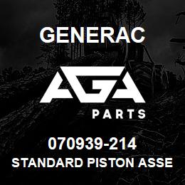070939-214 Generac STANDARD PISTON ASSEMBLY | AGA Parts