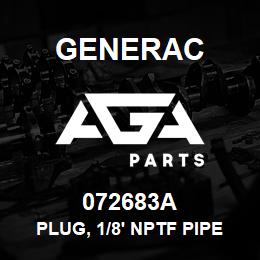 072683A Generac PLUG, 1/8' NPTF PIPE | AGA Parts