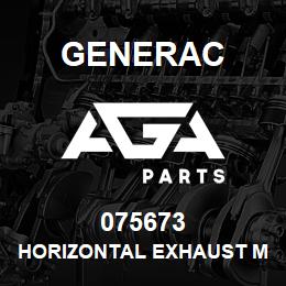 075673 Generac HORIZONTAL EXHAUST MANIFOLD | AGA Parts