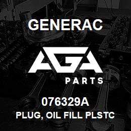 076329A Generac PLUG, OIL FILL PLSTC,ORANGE | AGA Parts