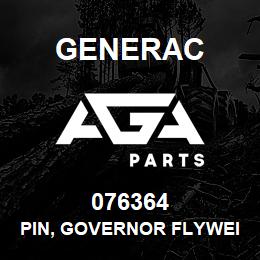 076364 Generac PIN, GOVERNOR FLYWEIGHT RETAINER | AGA Parts