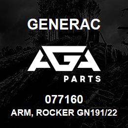 077160 Generac ARM, ROCKER GN191/220 | AGA Parts