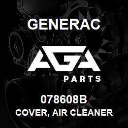 078608B Generac COVER, AIR CLEANER | AGA Parts