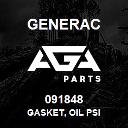 091848 Generac GASKET, OIL PSI | AGA Parts