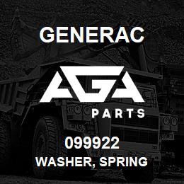 099922 Generac WASHER, SPRING | AGA Parts