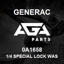 0A1658 Generac 1/4 SPECIAL LOCK WASHER | AGA Parts