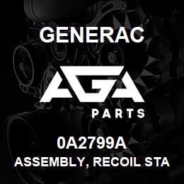 0A2799A Generac ASSEMBLY, RECOIL STARTER | AGA Parts