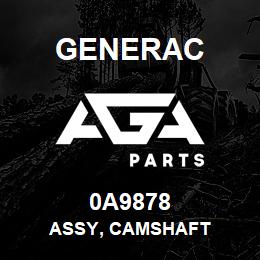0A9878 Generac ASSY, CAMSHAFT | AGA Parts