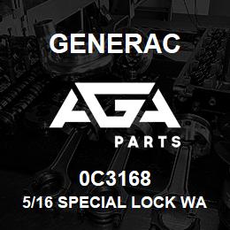 0C3168 Generac 5/16 SPECIAL LOCK WASHER | AGA Parts