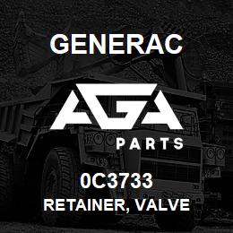 0C3733 Generac RETAINER, VALVE | AGA Parts