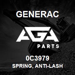 0C3979 Generac SPRING, ANTI-LASH | AGA Parts
