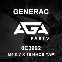 0C3992 Generac M4-0.7 X 16 HHCS TAPTITE | AGA Parts