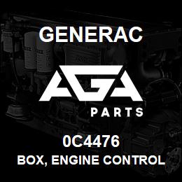 0C4476 Generac BOX, ENGINE CONTROL | AGA Parts