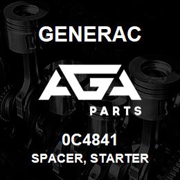 0C4841 Generac SPACER, STARTER | AGA Parts