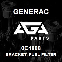 0C4888 Generac BRACKET, FUEL FILTER | AGA Parts