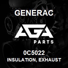 0C5022 Generac INSULATION, EXHAUST | AGA Parts