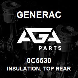 0C5530 Generac INSULATION, TOP REAR PANEL | AGA Parts
