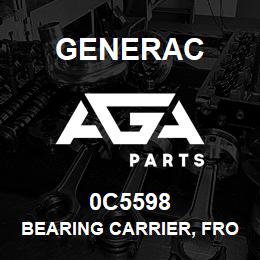 0C5598 Generac BEARING CARRIER, FRONT | AGA Parts