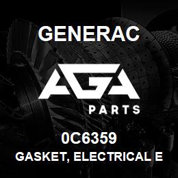 0C6359 Generac GASKET, ELECTRICAL ENCLOSURE | AGA Parts