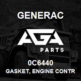 0C6440 Generac GASKET, ENGINE CONTROL BOX | AGA Parts