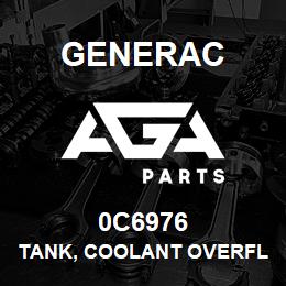 0C6976 Generac TANK, COOLANT OVERFLOW | AGA Parts
