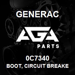 0C7340 Generac BOOT, CIRCUIT BREAKER | AGA Parts