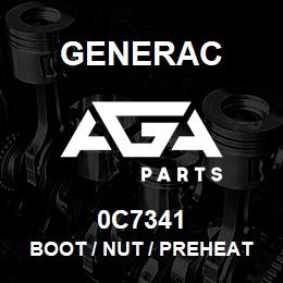 0C7341 Generac BOOT / NUT / PREHEAT SWITCH | AGA Parts