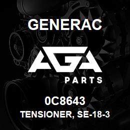0C8643 Generac TENSIONER, SE-18-3 | AGA Parts