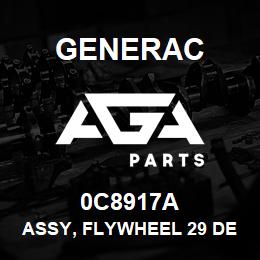 0C8917A Generac ASSY, FLYWHEEL 29 DEGREE | AGA Parts