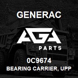 0C9674 Generac BEARING CARRIER, UPPER | AGA Parts