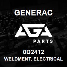 0D2412 Generac WELDMENT, ELECTRICAL ENCLOSURE | AGA Parts