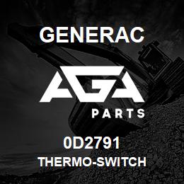 0D2791 Generac THERMO-SWITCH | AGA Parts