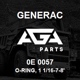 0E 0057 Generac O-RING, 1 1/16-7-8' 75 DUROMETER VITON | AGA Parts