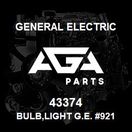 43374 General Electric BULB,LIGHT G.E. #921 | AGA Parts