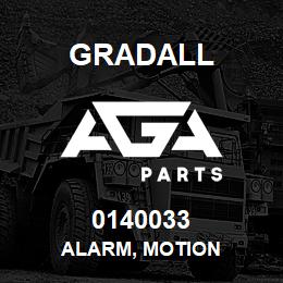 0140033 Gradall ALARM, MOTION | AGA Parts