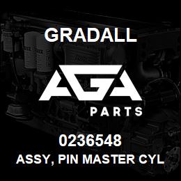 0236548 Gradall ASSY, PIN MASTER CYL | AGA Parts