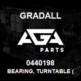 0440198 Gradall BEARING, TURNTABLE (150HAX) | AGA Parts
